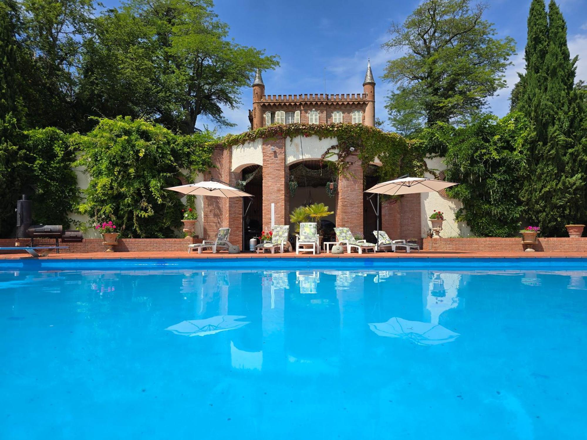 Chateau De Pys Guest House Latrape Exterior foto