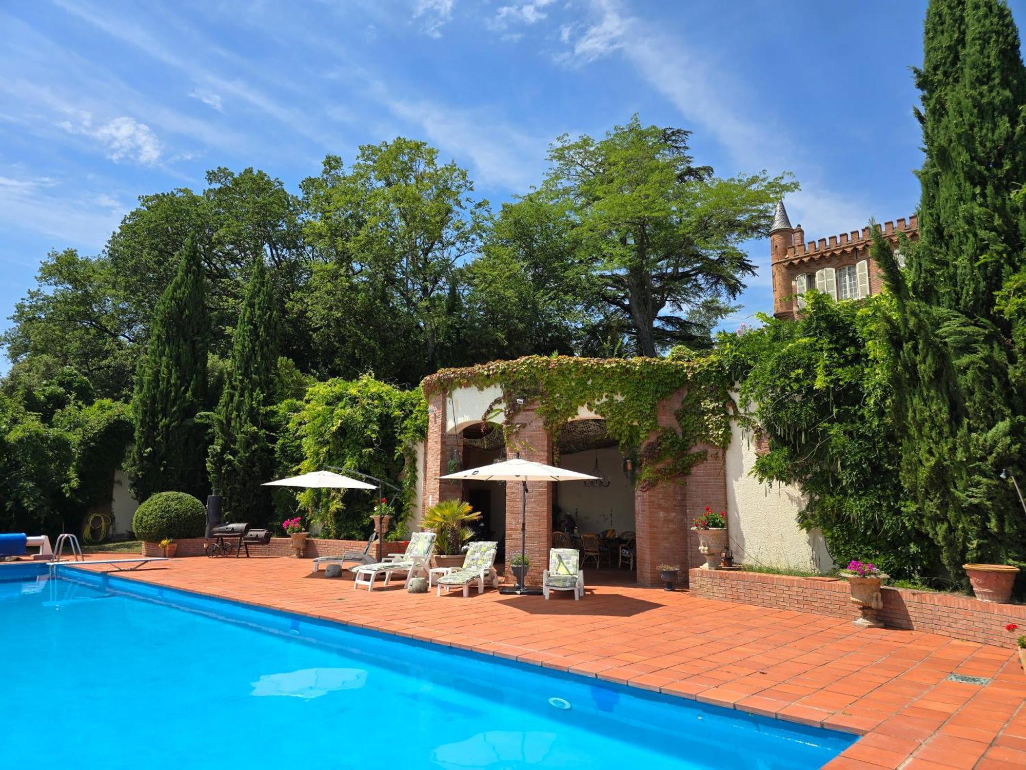 Chateau De Pys Guest House Latrape Exterior foto